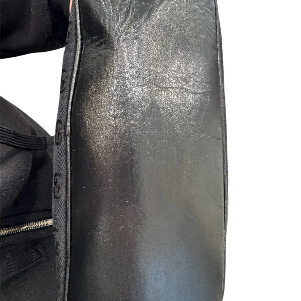 Gucci Black Monogram Hobo Bag - Picture 3 of 5